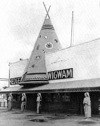 Hedges Wig Wam Restaurant - Historical Photo